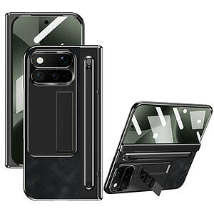 Google Pixel 11 Pro Fold �P�[�X �ϏՌ� �J�o�[ �܂肽���ݎ� CASE �Ռ��ɋ��� �v���X�`�b�N�� PC&�����K���X �X�^���h�@�\ �y���V�����[ �Ռ��h�~ ���� �����h�~ �����h�~ �y�� �l�C �������� ����