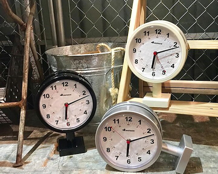 楽天市場】ダブルフェイスクロック DULTON 時計 CLOCK 壁掛け 両面  