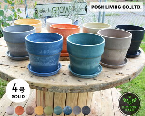  a13.5cm 4 A[ovc|bg POSH LIVING Aؔ ϗtA SOLID Vv  CeA i` URBAN PLANTS POT