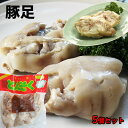 【先着20セット限り送料無料＆豚味噌ハラミのおまけ付き！】お試し 豚足5個セット 国産 女性にも大人気 トンソク とん…