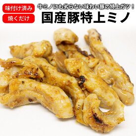 国産 豚特上ミノ100g 　同梱おすすめ追加用単品販売　ホルモン 上ミノ 豚上ガツ バーベキュー BBQ 焼肉 販売 国産 豚ガツ