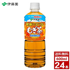 伊藤園 健康 ミネラル むぎ茶 600ml ペットボトル 1ケース24本入り 麦茶 お茶 ペットボトル 詰め合わせ まとめ買い 箱買い 詰め合せ 送料無料 防災 非常食 箱 ケース