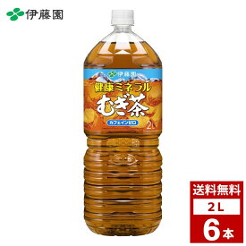 伊藤園　健康　ミネラル　むぎ茶 2L ペットボトル　1ケース6本入り　お茶　麦茶　ペットボトル　詰め合わせ まとめ買い 箱買い　詰め合せ　送料無料 防災 非常食 箱 ケース