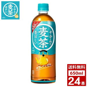 やかんの麦茶 650ml 1ケース24本入り お茶 むぎ茶 麦茶 スポーツドリンク ペットボトル 詰め合わせ まとめ買い 箱買い 詰め合せ 送料無料 防災 非常食 箱 ケース