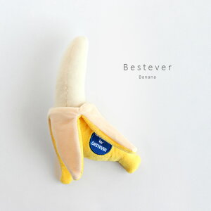 LOVE PETS by BESTEVER スクィーキー バナナ 31623(犬 おもちゃ ぬいぐるみ 小型犬 犬用おもちゃ いぬ ドック ドッグトイ 犬のおもちゃ 音が鳴る 音 かわいい オモチャ ノーズワーク 犬用トイ ペット