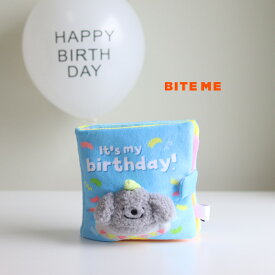 BITE ME バイトミー マイバースデーノーズワークプレイブック(正規品 犬 おもちゃ 誕生日 プレゼント 犬用 本小型犬 絵本 犬のおもちゃ ノーズワーク いぬ イヌ 犬のオモチャ オモチャ おしゃれ かわいい 音が鳴る グッズ ペット用品 嗅覚トレーニング 誕生日プレゼント)