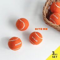 BITE ME バイトミー テニスボールのおもちゃ(犬 おもちゃ ボール 犬のおもちゃ 小型犬 オモチャ 投げる …