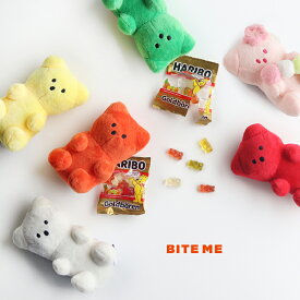 BITE ME バイトミー ジェリーベア グミトイ(正規品 犬 おもちゃ ぬいぐるみ 小型犬 犬用おもちゃ 犬用 ドッグトイ 犬のオモチャ 噛む 遊ぶ 投げる 音が鳴る 音 鳴き笛 かわいい おしゃれ ストレス解消 ユニーク おもしろ クマ グミ ペットグッズ ペット用品 桜 限定)