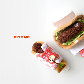 BITE ME バイトミー ブリトーノーズワークおもちゃ(犬 おもちゃ ぬいぐるみ 小型犬 犬用おもちゃ 犬用 ドッグトイ 犬のオモチャ ノーズワーク 噛む 遊ぶ おやつ 隠す 探す 音が鳴る 音 カサカサ カシャカシャ ピーピー 鳴き笛 知育 知育トレーニング かわいい おしゃれ)