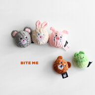 BITE ME バイトミー 農場のお友だちボールおもちゃ(犬 おもちゃ ボール ぬいぐるみ 小型犬 犬用おもちゃ …