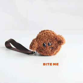 BITE ME バイトミー プードルプーバックポーチ(犬 散歩 お出かけ マナーポーチ マナー袋ポーチ マナー袋ケース お散歩 散歩グッズ おしゃれ かわいい 携帯 持ち運び コンパクト プーバッグ うんち袋 うんちバッグ ゴミ袋 ストラップ付き POOP BAG トリーツポーチ)
