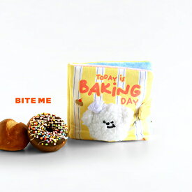 BITE ME バイトミー ベーキングデイ ノーズワークプレイブック(犬 ノーズワーク おもちゃ ノーズワーク犬 知育玩具 正規品 知育トイ おやつ おしゃれ かわいい 音が鳴る 犬用品 グッズ ペット用品 嗅覚トレーニング 韓国 誕生日プレゼント)