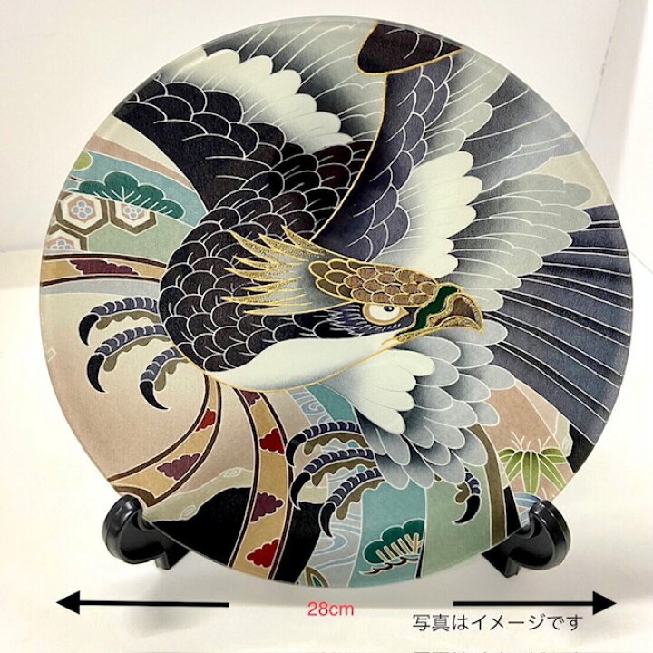 楽天市場】ガラス皿 オーダー品 飾り皿 28cm 丸型 角型 リメイク 