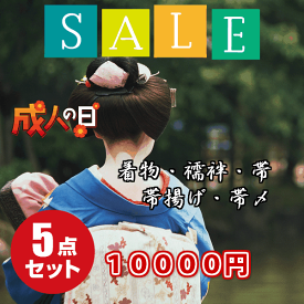 振袖 5点セット 丸洗い クリーニング 振袖 襦袢 帯 帯揚げ 帯締め