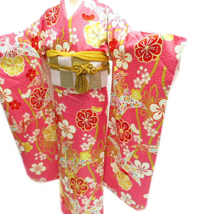 楽天市場】《FINAL PRICE》 【 中古 】 振袖 リサイクル着物 中古 金駒 