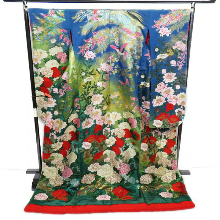 楽天市場】《FINAL PRICE》 打掛 鳥と花 箔糸 逸品 豪華 花嫁衣装 衣裳 