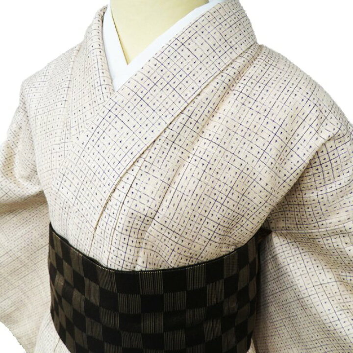楽天市場】【 中古 】 十日町紬 リサイクル着物 正絹 単衣 カジュアル 