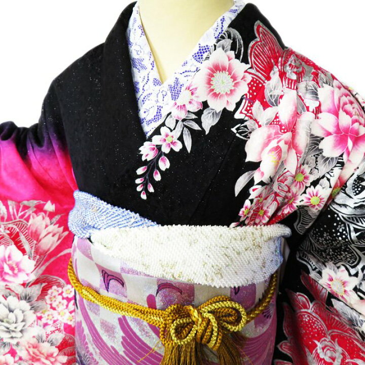 楽天市場】【 中古 】 特選 振袖 襦袢 袋帯 5点 セット 着物 