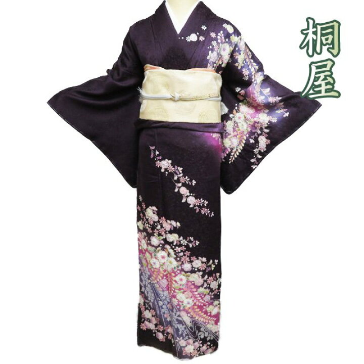 楽天市場】【 未使用 】 特選 訪問着 着物 袷 桐屋 徳永正峰 辻が花  