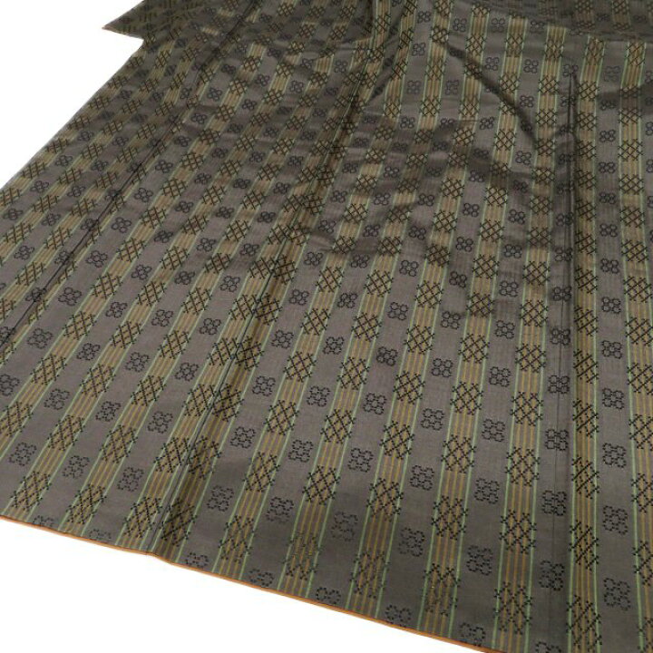 楽天市場】【 中古 】 特選 琉球 花織 小紋 リサイクル着物 正絹 紬地  