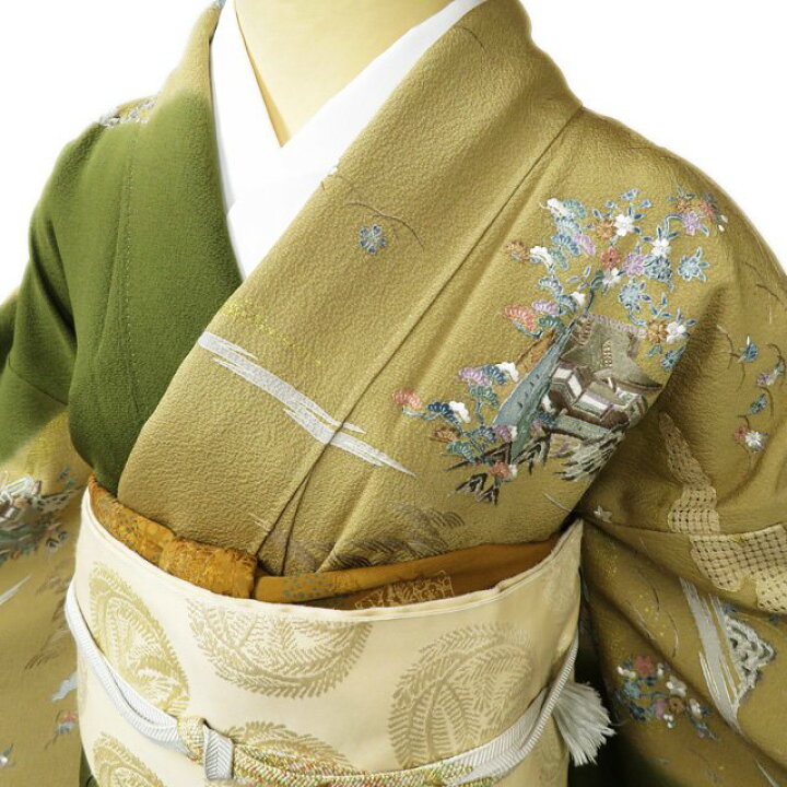 楽天市場】【 中古 】 特選 訪問着 リサイクル着物 正絹 袷 作家物  