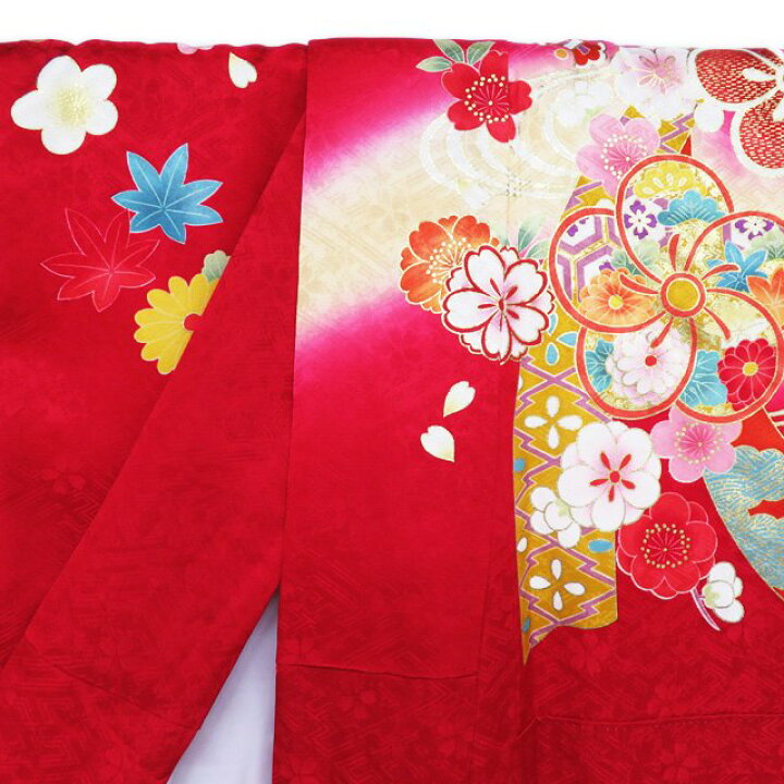 楽天市場】【 中古 】 振袖 着物 リサイクル 正絹 袷 金駒刺繍 花模様  