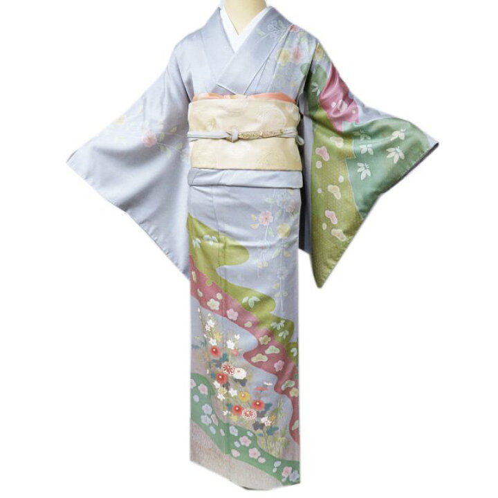 楽天市場】【 中古 】 訪問着 リサイクル着物 正絹 袷 フォーマル 落款  