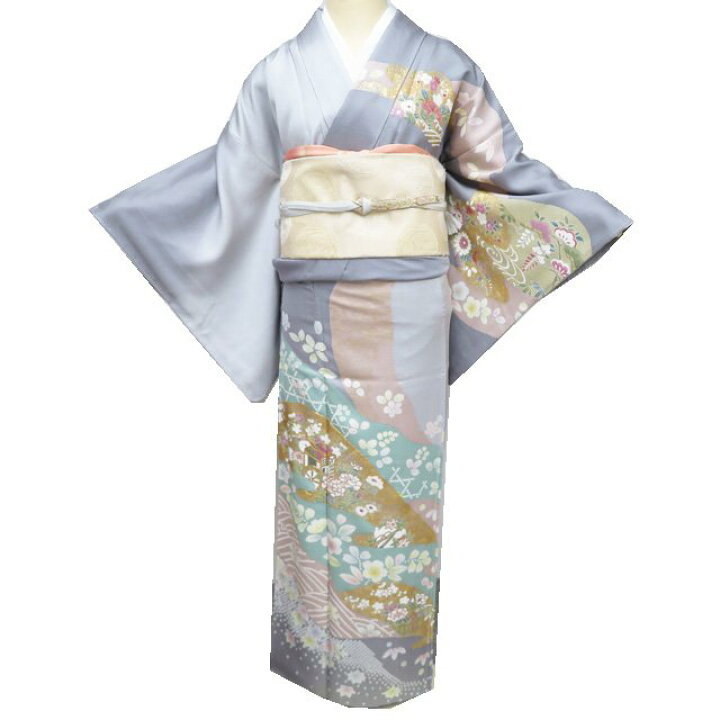 楽天市場】【 中古 】 訪問着 リサイクル着物 正絹 袷 フォーマル 金駒 