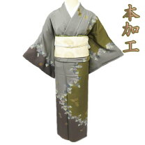 楽天市場】着物 訪問着（カラーブラウン）（レディースファッション 