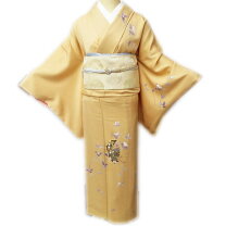要事前確認単衣着物付下げおぼろ染め裄69身丈166cm3203rym
