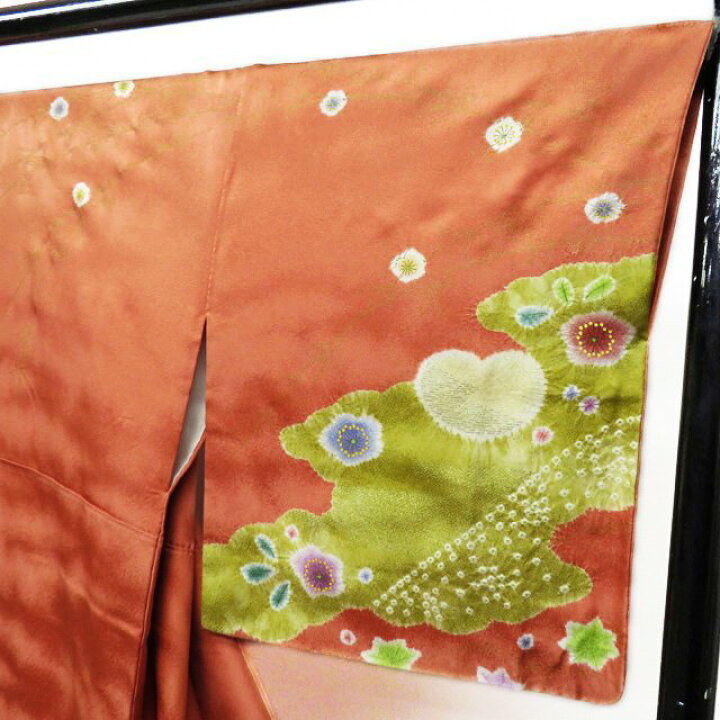 楽天市場】【 中古 】 訪問着 着物 正絹 袷 フォーマル 絞り染め 植物  