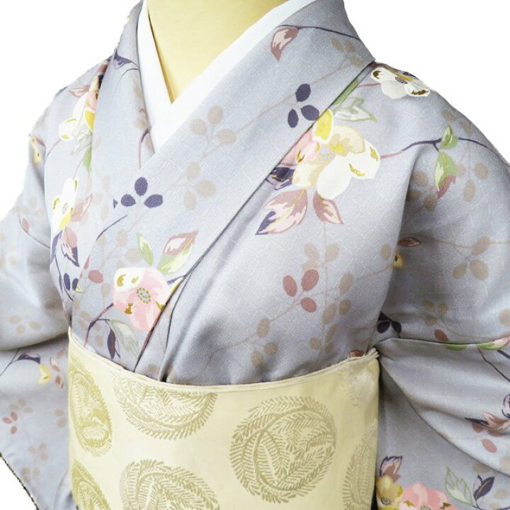 楽天市場】【 中古 】 小紋 リサイクル着物 正絹 単衣 カジュアル 花 