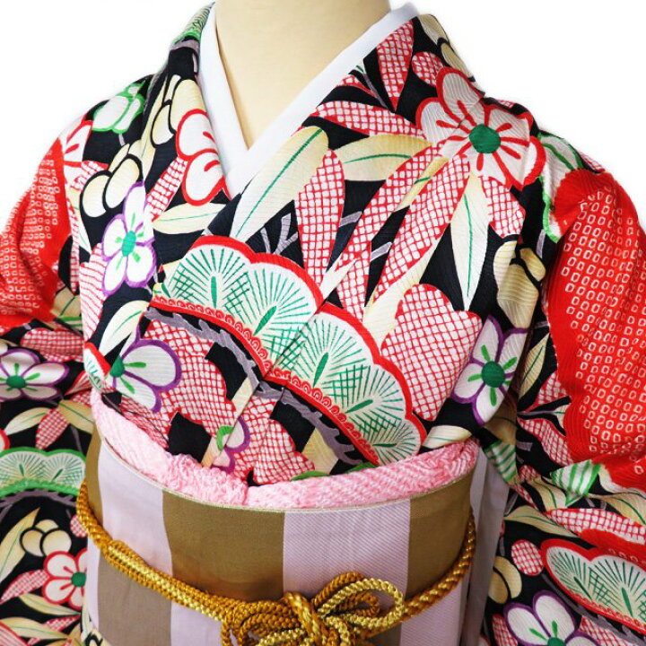 楽天市場】【 中古 】 特選 振袖 着物 リサイクル 多ち花 花模様 