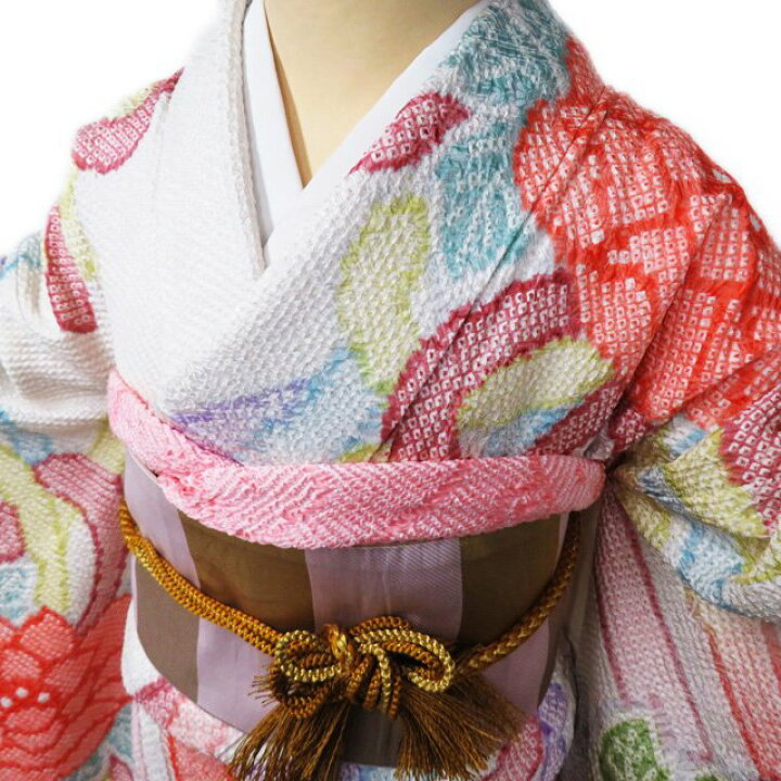 楽天市場】【 中古 】 振袖 リサイクル着物 正絹 きぬたや 藤娘 総絞り 