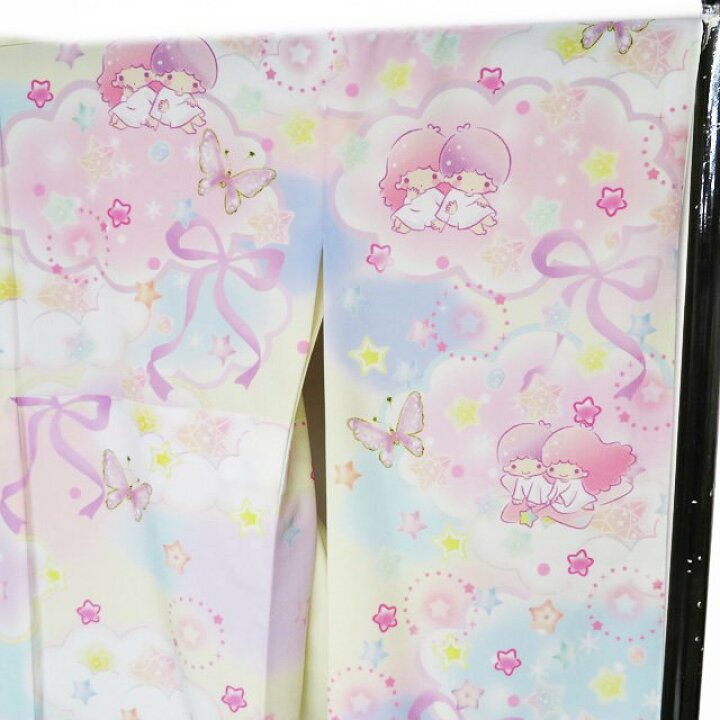 楽天市場】【 中古 】 振袖 リサイクル着物 ポリ サンリオ キキララ 