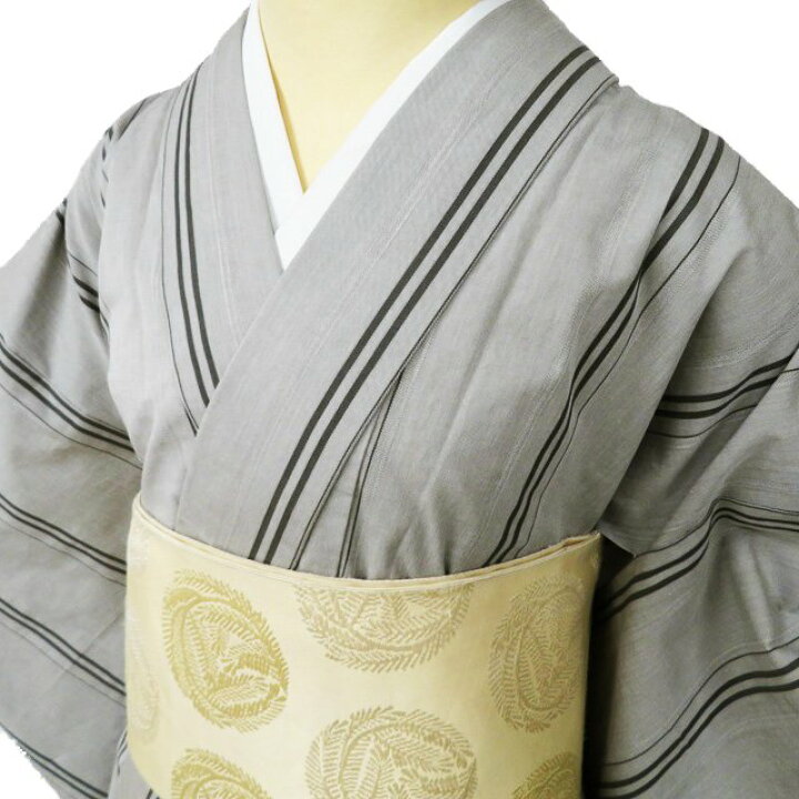 楽天市場】【 新品 】 播包 播州織 着物 木綿 単衣 カジュアル 縦縞  