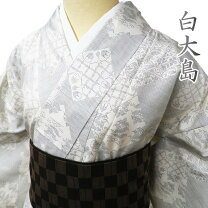 楽天市場】白（種類（着物）つむぎ）（着物｜和服）：レディース  