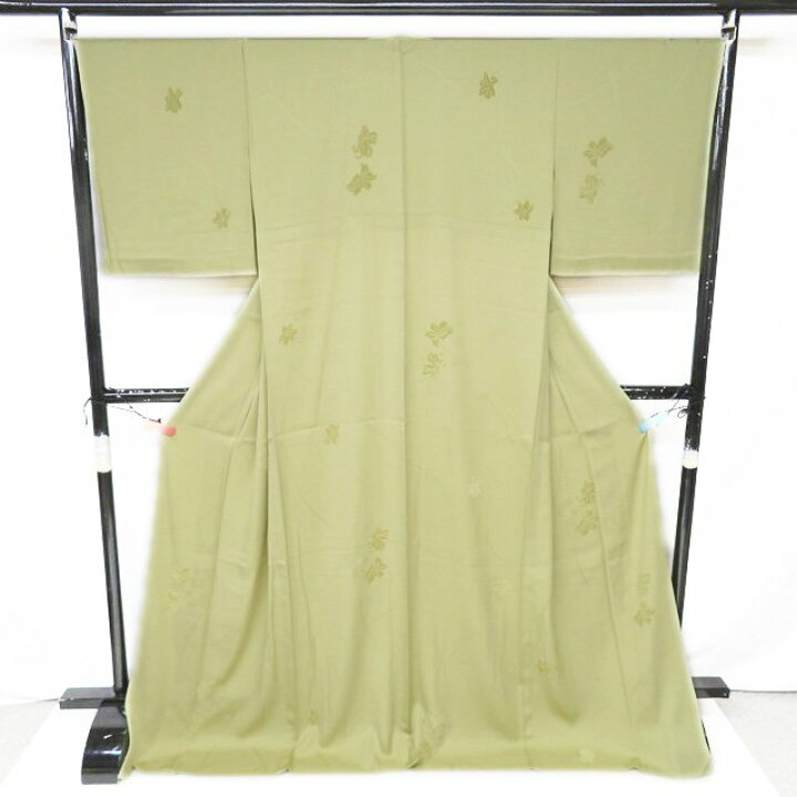 楽天市場】【 未使用 】 特選 色無地 着物 正絹 単衣 紋なし 鈴乃屋  