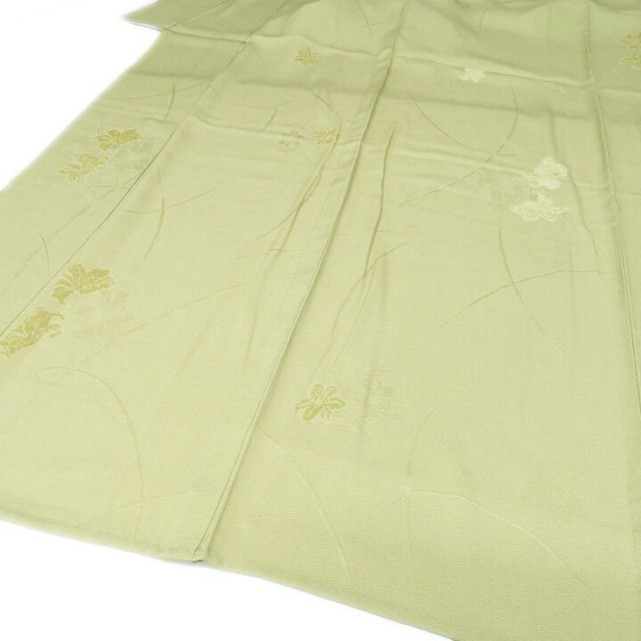 楽天市場】【 未使用 】 特選 色無地 着物 正絹 単衣 紋なし 鈴乃屋  