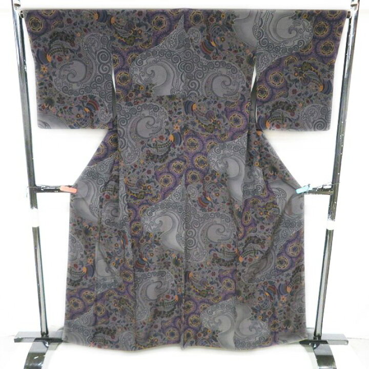 楽天市場】【 中古 】 特選 小紋 着物 リサイクル 正絹 袷 カジュアル  