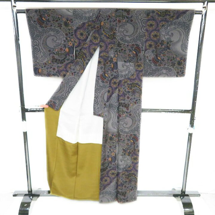 楽天市場】【 中古 】 特選 小紋 着物 リサイクル 正絹 袷 カジュアル  