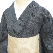 楽天市場】江戸小紋 リサイクル 裄66の通販