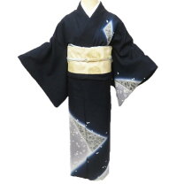 楽天市場】黒 付下げ 着物 リサイクルの通販