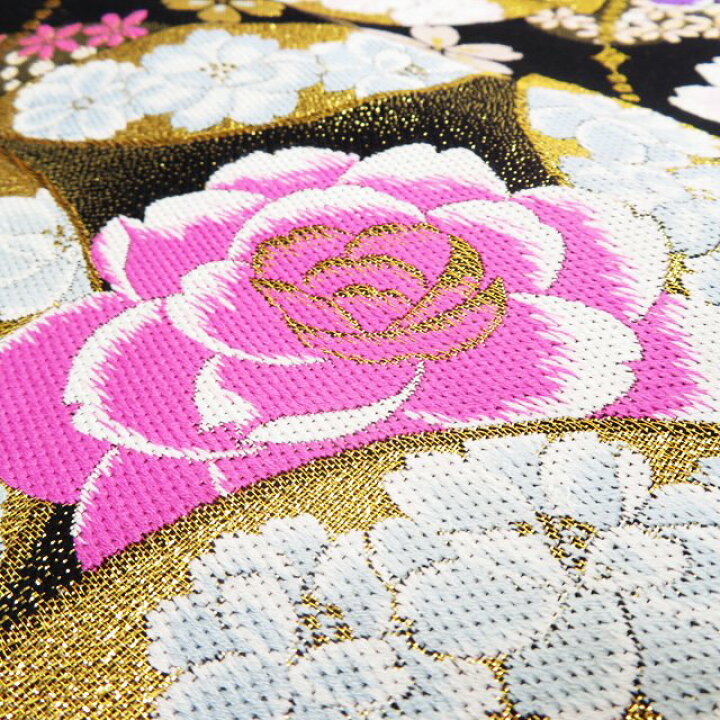 楽天市場】【 中古 】 振袖用 袋帯 リサイクル 着物 七宝に花模様 正絹  