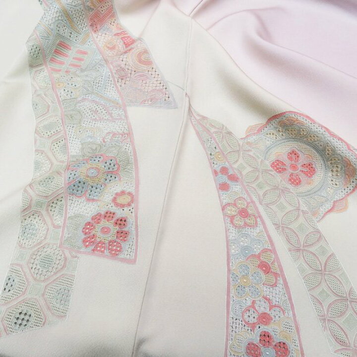 楽天市場】【 中古 】 付下げ 付け下げ 着物 リサイクル 汕頭刺繍 