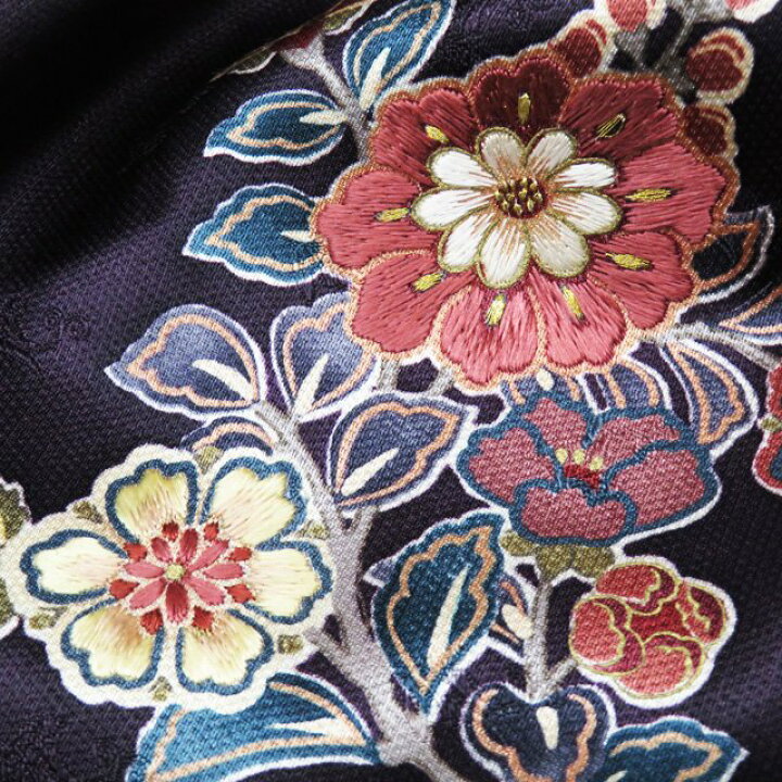 楽天市場】【 中古 】 小紋 リサイクル着物 正絹 袷 カジュアル 刺繍  