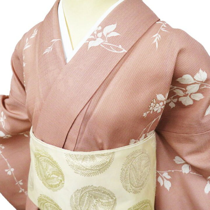 楽天市場】【 中古 】 夏物 小紋 リサイクル着物 正絹 カジュアル 花 