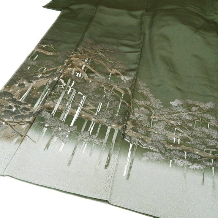 楽天市場】【 未使用 】 色留袖 訪問着 着物 袷 フォーマル 紋なし  