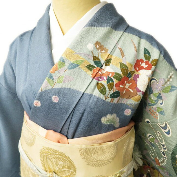 楽天市場】【 中古 】 訪問着 着物 リサイクル 正絹 フォーマル 金駒  