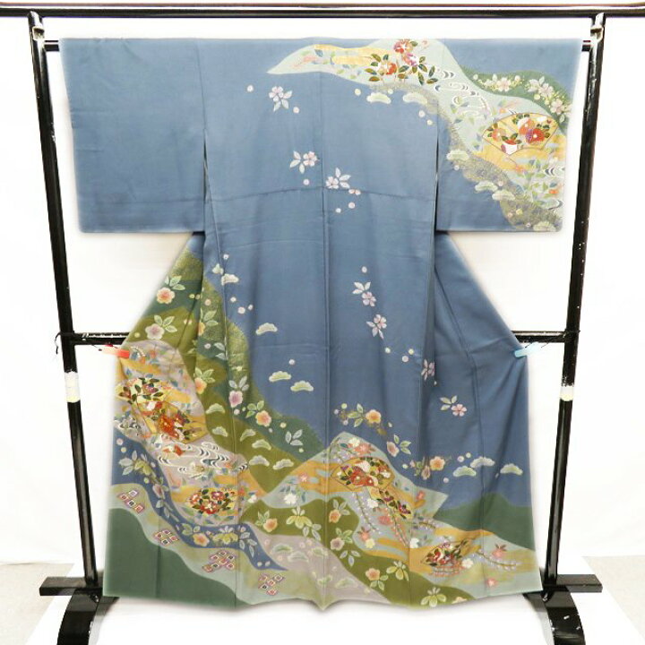 楽天市場】【 中古 】 訪問着 着物 リサイクル 正絹 フォーマル 金駒  